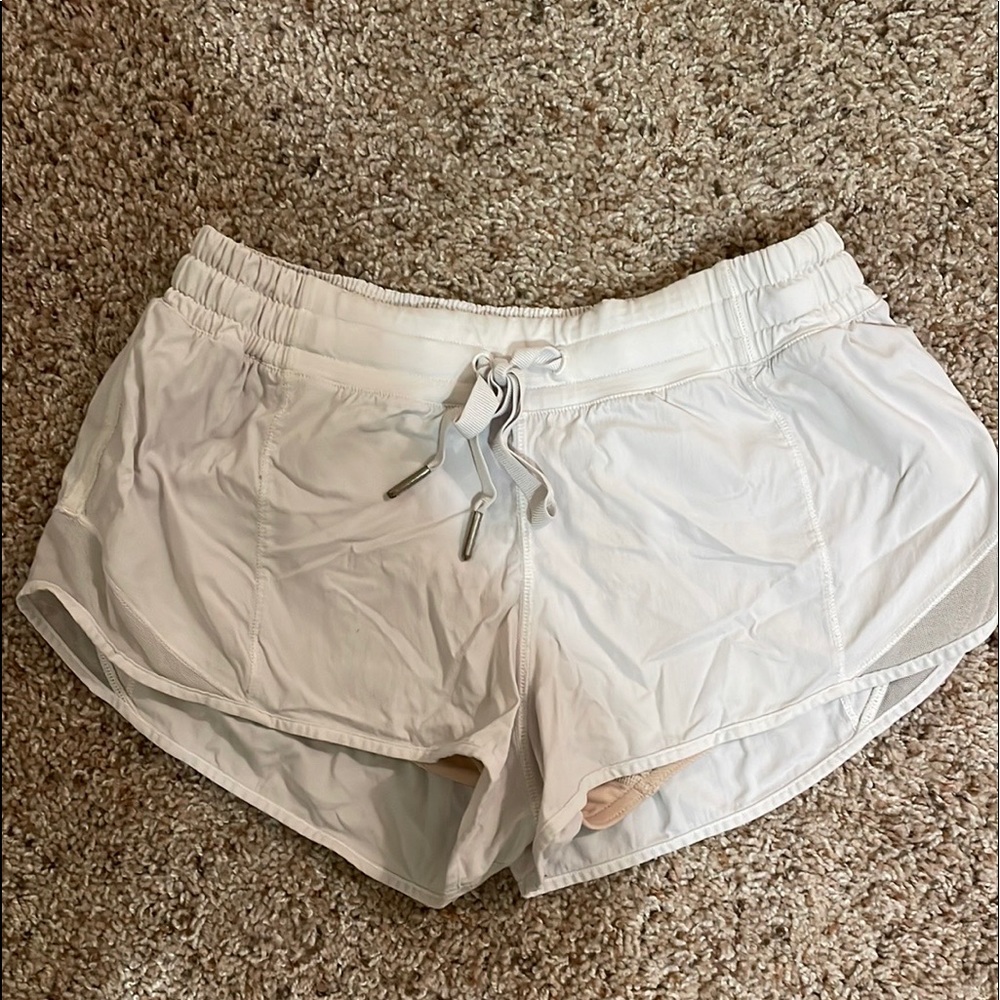 Lululemon white shorts